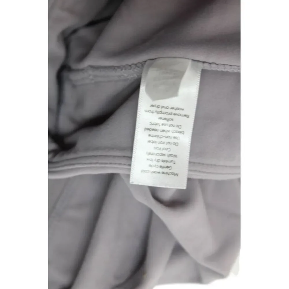 Athleta Girls Solid Cropped Activewear Leggings Purple Size L/12